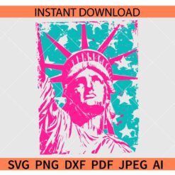 4th of July Hot Pink SVG PNG PDF JPG
