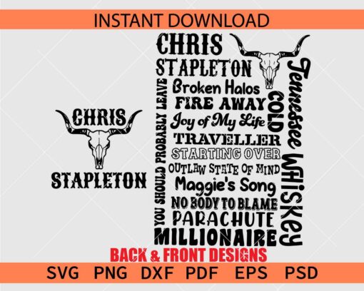 Chris Stapleton SVG, Whiskey Song SVG, Country Music SVG