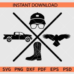 Country & Crow Country Music SVG, Country and Crow Country Music SVG