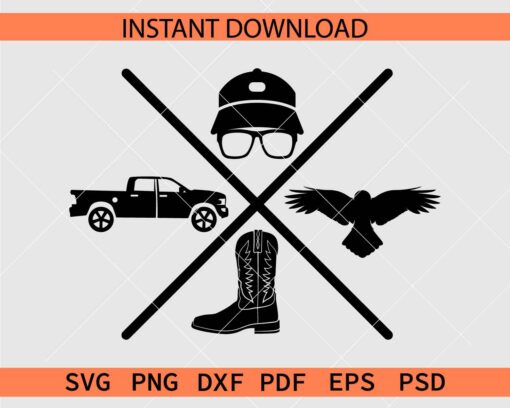 Country & Crow Country Music SVG, Country and Crow Country Music SVG