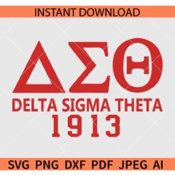 Delta Sigma Theta 1913 SVG, AEO Delta Sigma Theta 1913 SVG