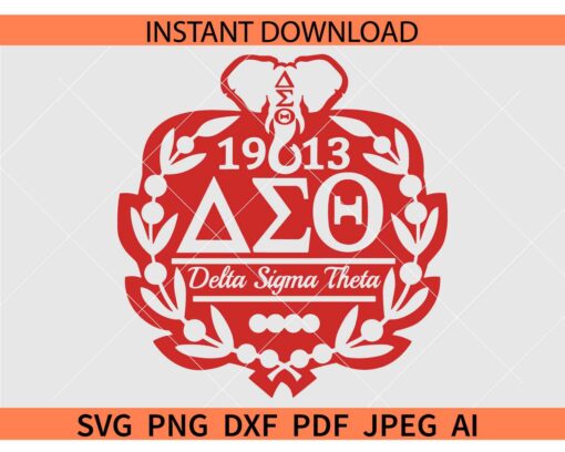 Delta Sigma Theta Logo SVG