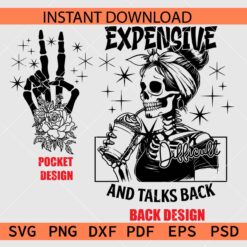 Expensive Difficult And Talks Back Skeleton SVG