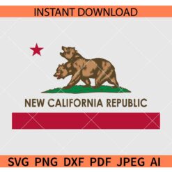 Flag of New California SVG, Flag of the New California Republic SVG