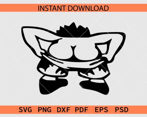 Funny Ass Sketch SVG, Funny Ass Stencil SVG