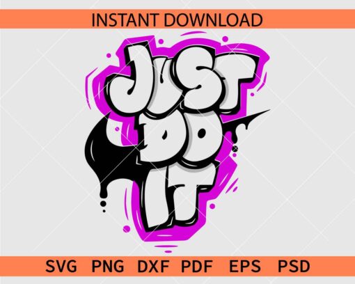 Graffiti Cool Nike Logo SVG, Nike Swoosh Cool Graffiti SVG