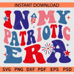 In My Patriotic Era Retro Wavy Text SVG