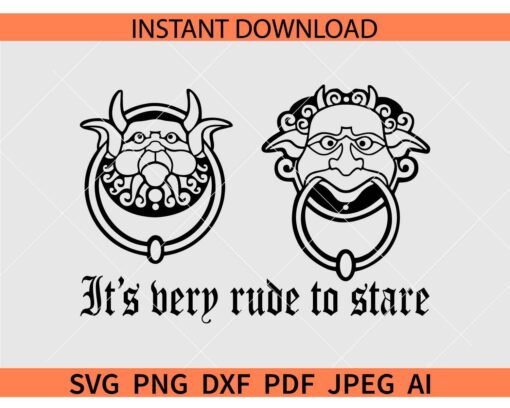 Its very rude to stare SVG PNG PDF JPG