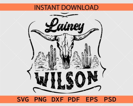 Lainey Wilson logo SVG, Lainey Wilson Silhouette SVG
