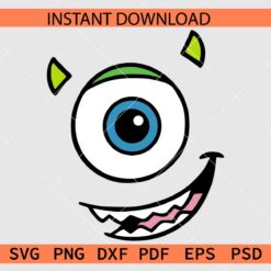 Mike Monster Décor SVG, Mike Wazowski  SVG