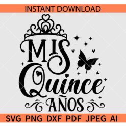 Mis Quince Años SVG PNG PDF JPG