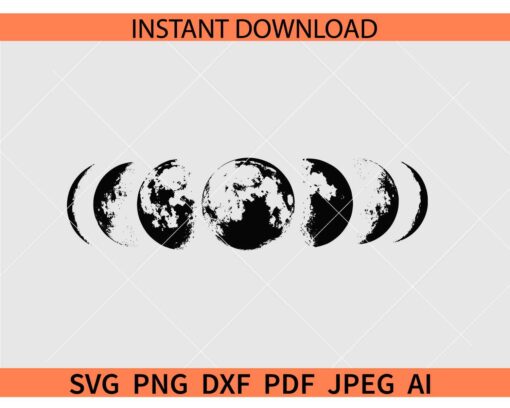 Moon Phases SVG