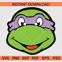 Ninja turtle Layered SVG, Nina Turtle Head SVG