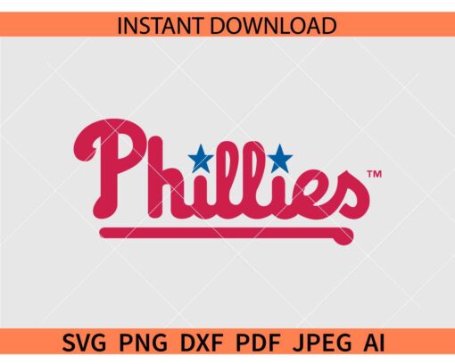 Phillies Logo SVG PNG PDF JPG, Philadelphia Phillies Vector Logo SVG