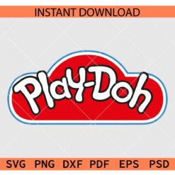 Play Doh Logo SVG, Play-Doh Vector SVG