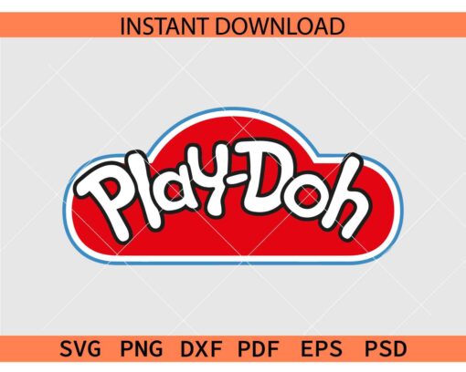 Play Doh Logo SVG, Play-Doh Vector SVG
