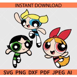 Powerpuff Girls Logo SVG