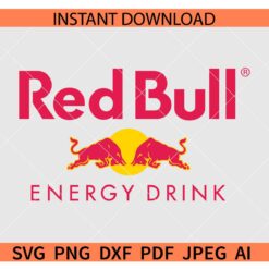 Red Bull Energy Drink Logo Colored SVG