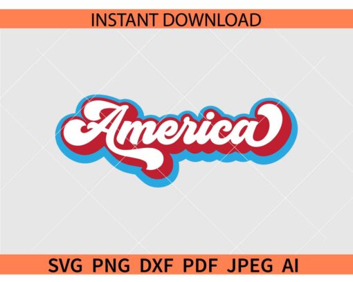 Retro America SVG