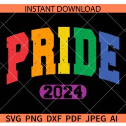 Retro Pride Day 2024 SVG, Gay Pride SVG