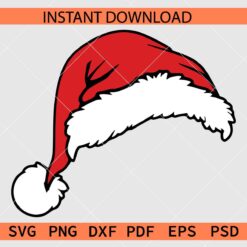 Santa hat Layered SVG, Santa Hat Vector SVG