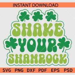 Shake your shamrock Transparent Clover Leaf SVG