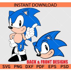 Sonic the Hedgehog SVG, Classic Sonic SVG
