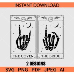 The Bride The Coven Witchy Bachelorette Bundle SVG