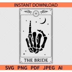 Witchy Bachelorette The Bride SVG
