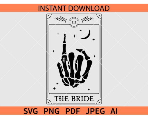 Witchy Bachelorette The Bride SVG