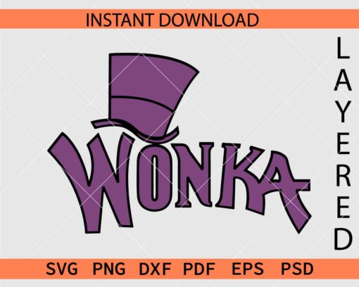 Wonka Bar SVG, Wonka Chocolate Factory SVG