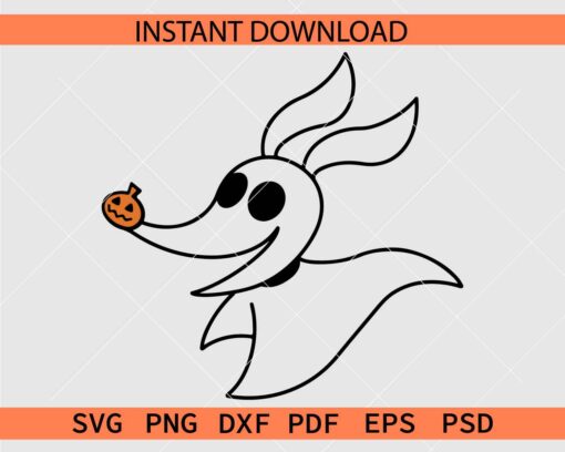 Zero Nightmare Before Christmas SVG, Nightmare Before Zero SVG