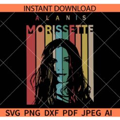 Alanis Morissette SVG, Alanis Morissette Tour 2023 SVG, Alanis Morissette Vintage SVG