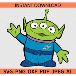 Alien Toy Story Pizza Planet SVG
