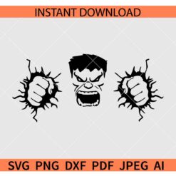 Angry Hulk SVG, Hulk Fist Svg, Hulk Smash Svg, Hulk Movie Svg