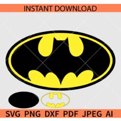 Batman logo SVG, Layered Batman logo SVG, Batman logo Layered SVG