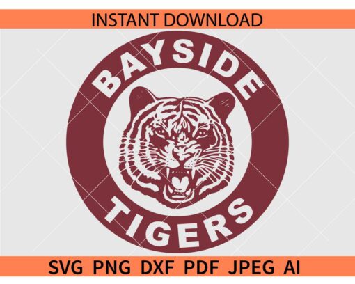 Bayside Tigers Logo SVG