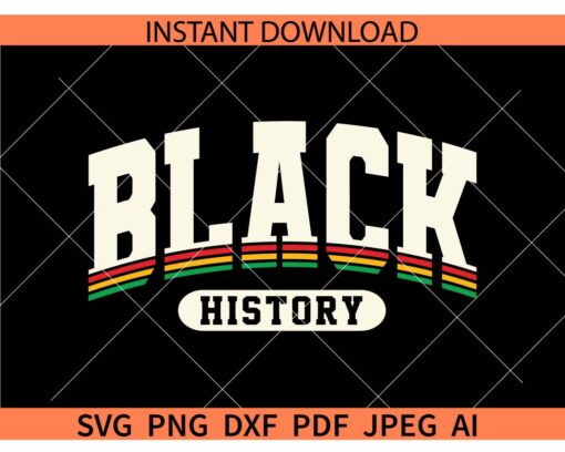 Black History SVG, Juneteenth Flag Black History SVG, Retro Black History SVG
