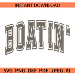 Boatin' Varsity SVG