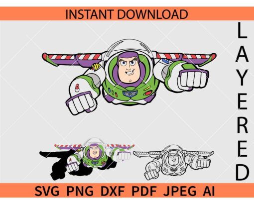 Buzz Lightyear SVG, Toy Story Buzz SVG