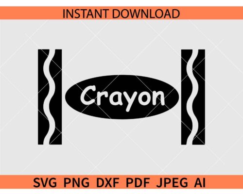 Crayon Template SVG