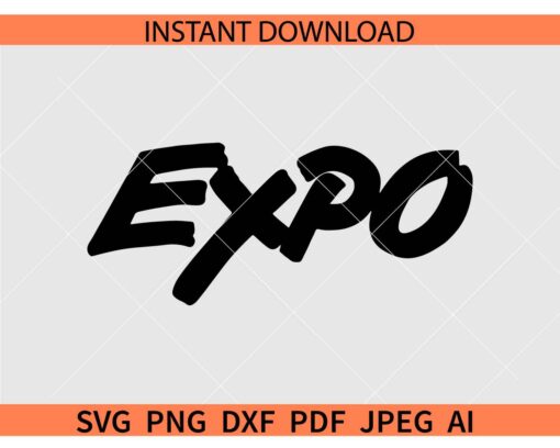 Expo Markers Logo SVG, Halloween Costume SVG
