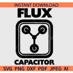 Flux Capacitor Logo SVG