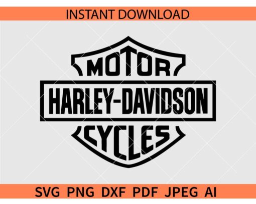 Harley Davidson Motorcycles Logo SVG, Harley Davidson Logo SVG