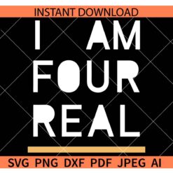 I am four real SVG
