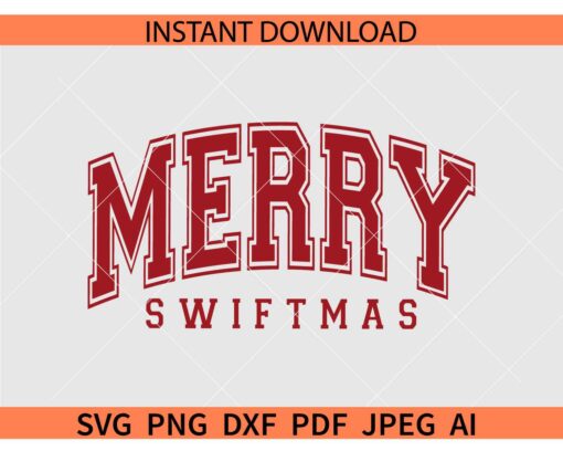 Merry Swiftmas Varsity SVG