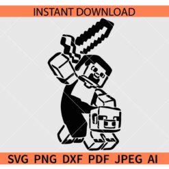 Minecraft Character SVG, Minecraft Anime SVG, Funny Minecraft SVG