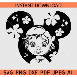 Moana Mickey Head SVG, Mickey Ears Moana SVG, Disney Moana SVG