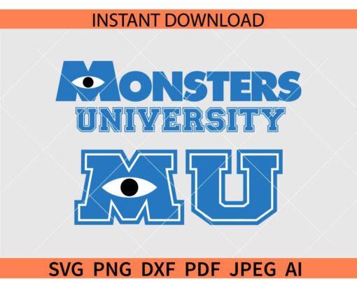 Monsters University Logo SVG