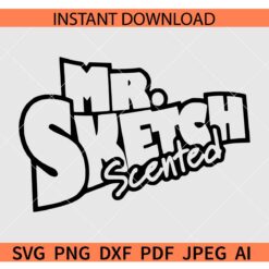 Mr sketch scented marker SVG, Mr sketch scented Logo SVG